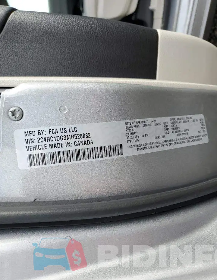 2C4RC1DG3MR528882 Photo# 13