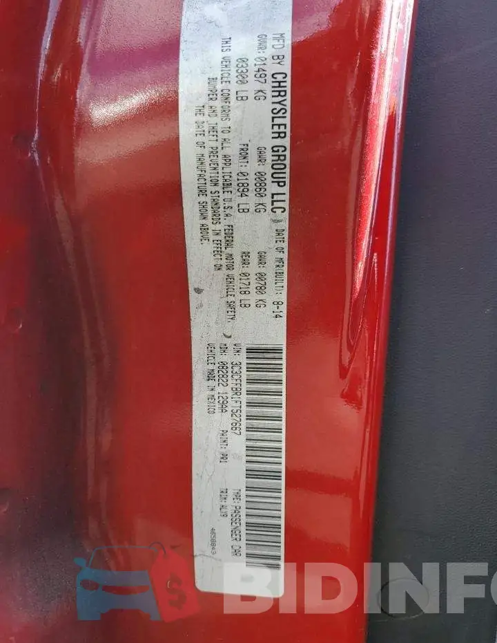 3C3CFFBR1FT527667 Photo# 13