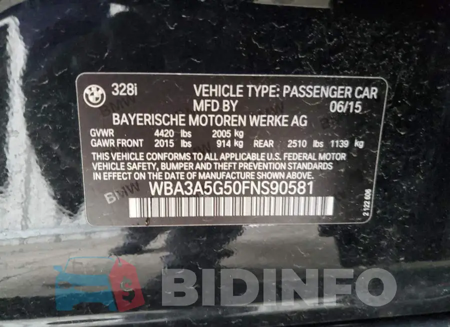 WBA3A5G50FNS90581 Photo# 12