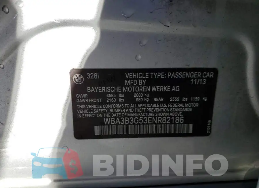 WBA3B3G53ENR82186 Photo# 12