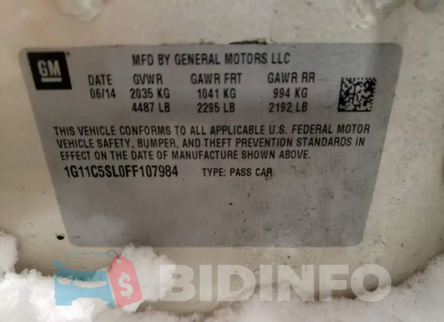 1G11C5SL0FF107984 Photo# 12
