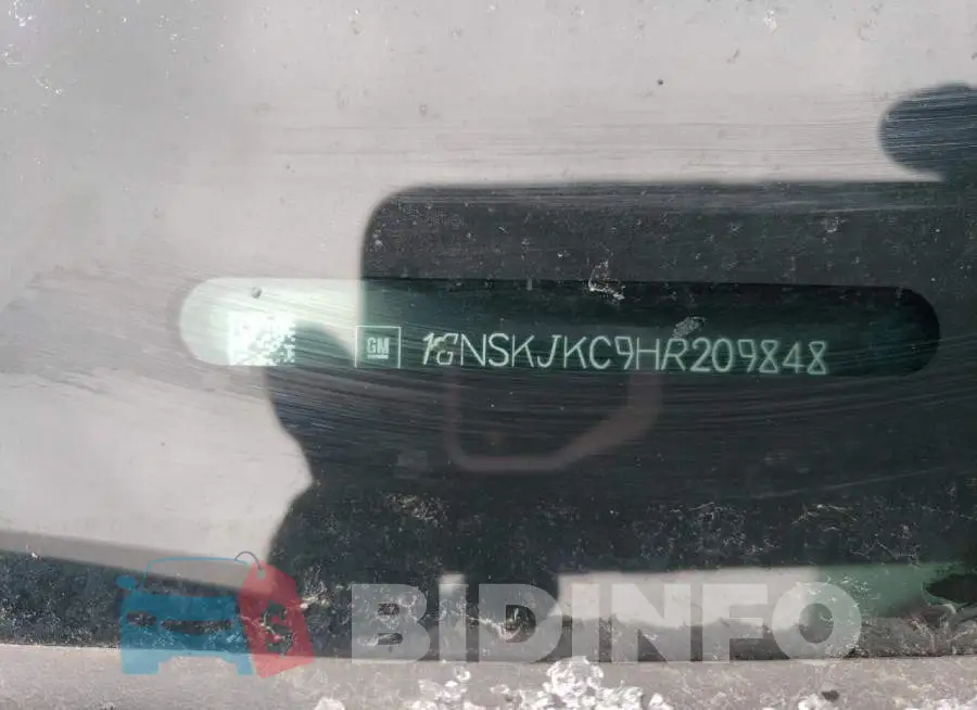 1GNSKJKC9HR209848 Photo# 13