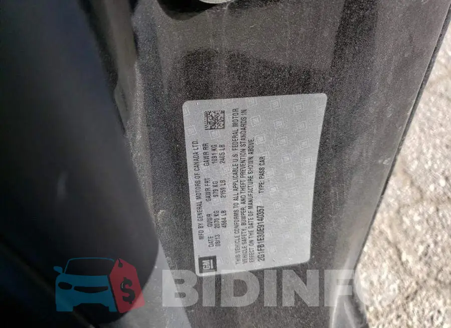 2G1FB1E30E9140357 Photo# 12