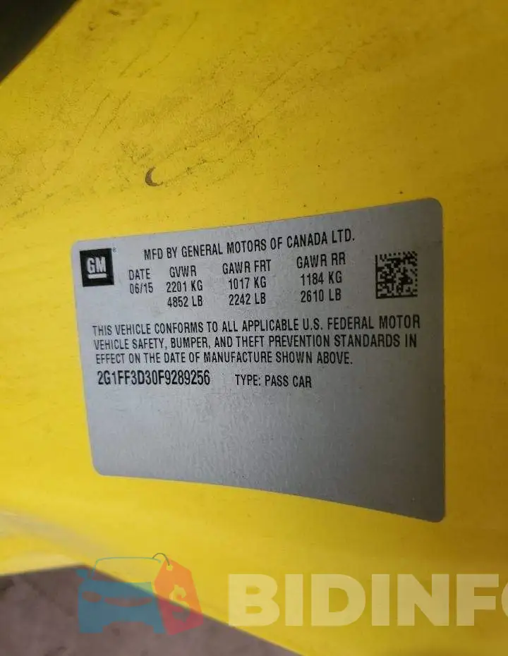 2G1FF3D30F9289256 Photo# 12