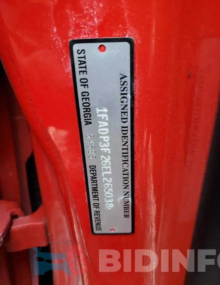 1FADP3F26EL265038 Photo# 10