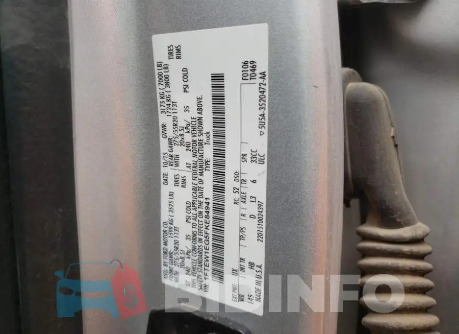 1FTEW1EG5FKE84941 Photo# 12