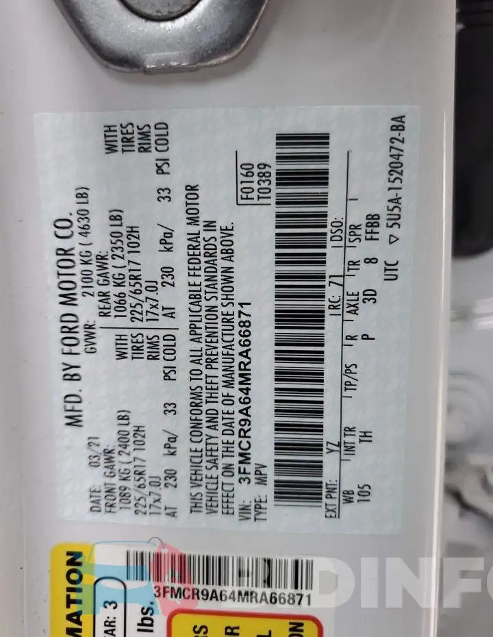 3FMCR9A64MRA66871 Photo# 13