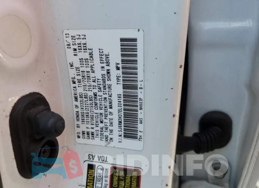 5J6RM3H37EL004185 Photo# 13