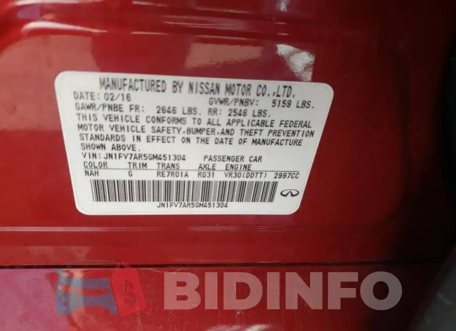 JN1FV7AR5GM451304 Photo# 13