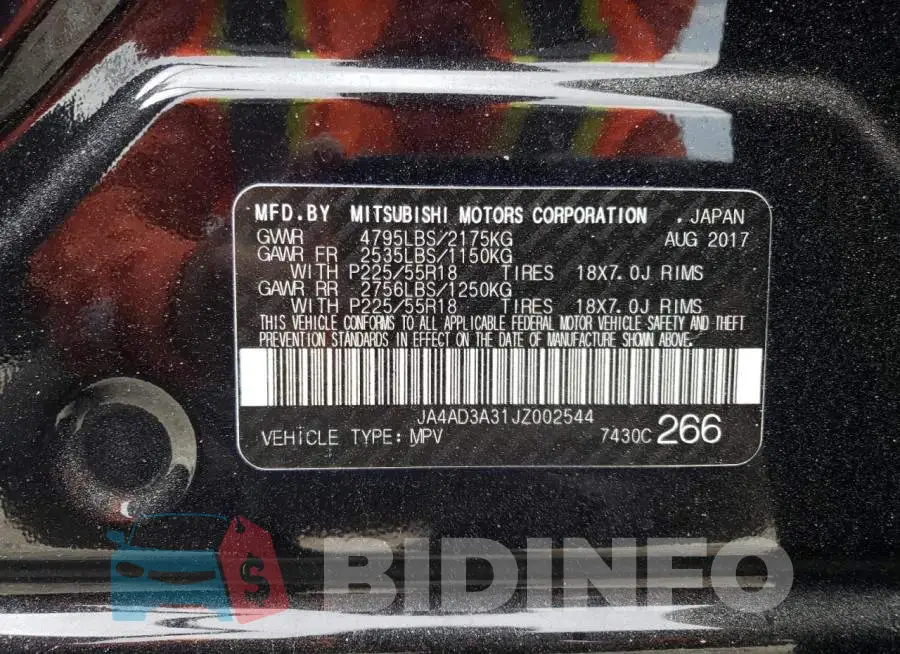 JA4AD3A31JZ002544 Photo# 12
