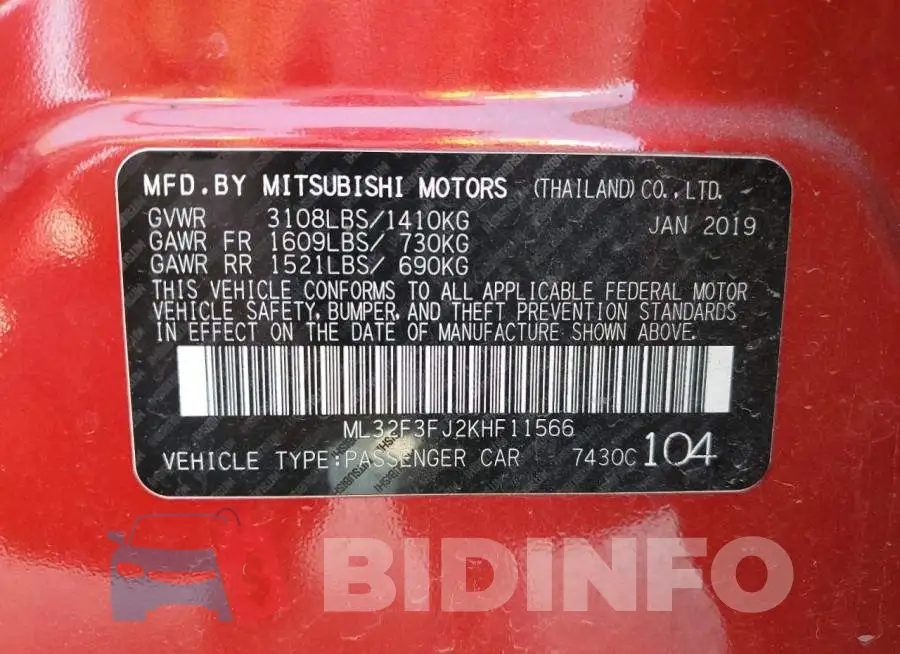 ML32F3FJ2KHF11566 Photo# 12