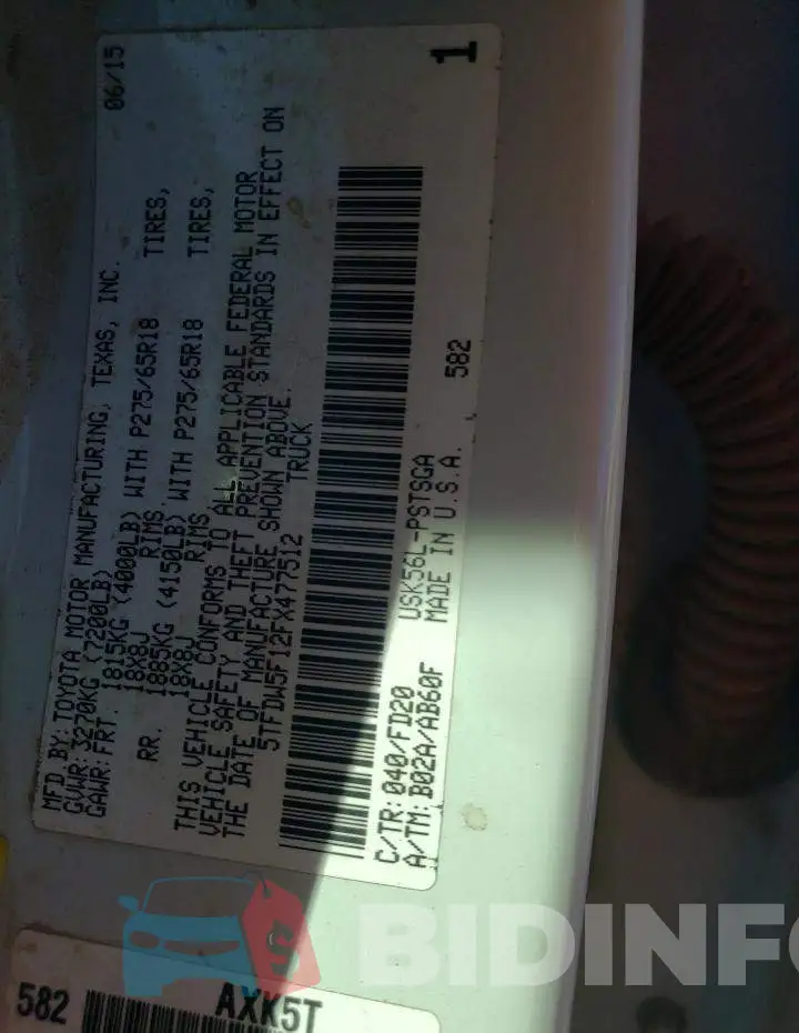5TFDW5F12FX477512 Photo# 12