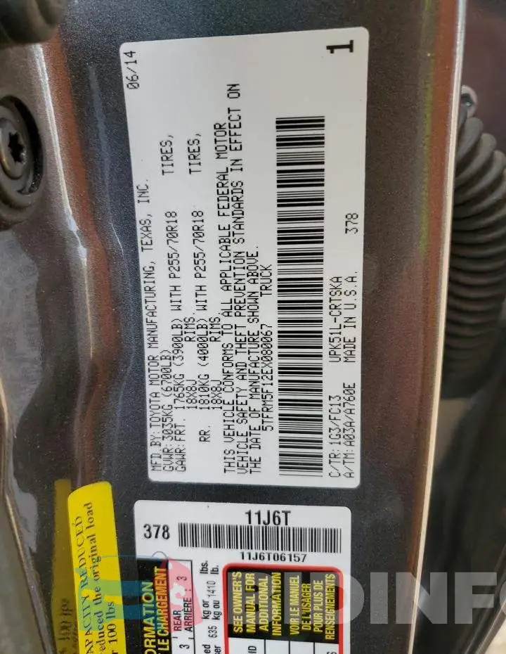 5TFRM5F12EX080067 Photo# 13