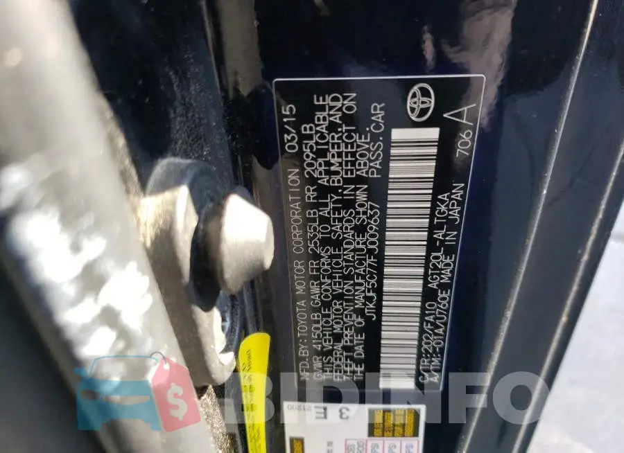 JTKJF5C77FJ009637 Photo# 12