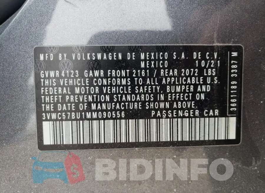 3VWC57BU1MM090556 Photo# 12