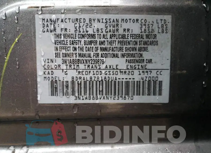3N1AB8BVXNY239870 Photo# 12