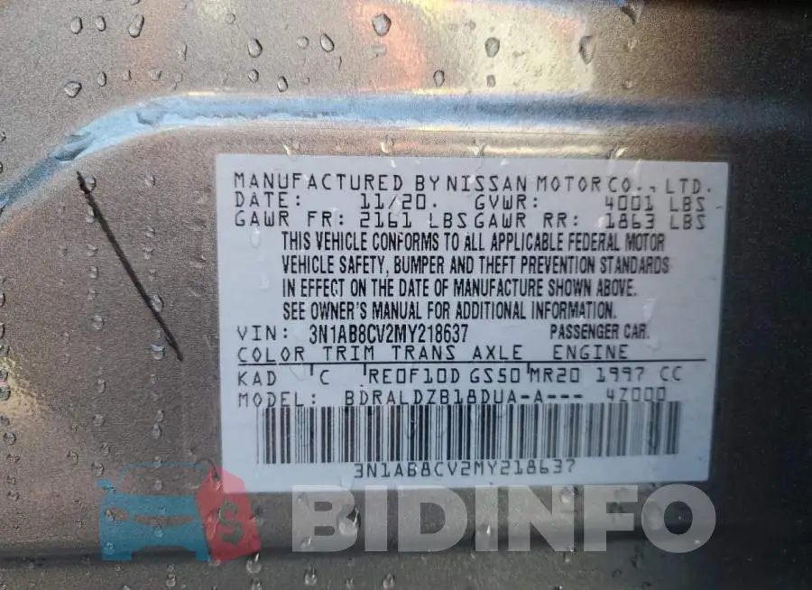 3N1AB8CV2MY218637 Photo# 12