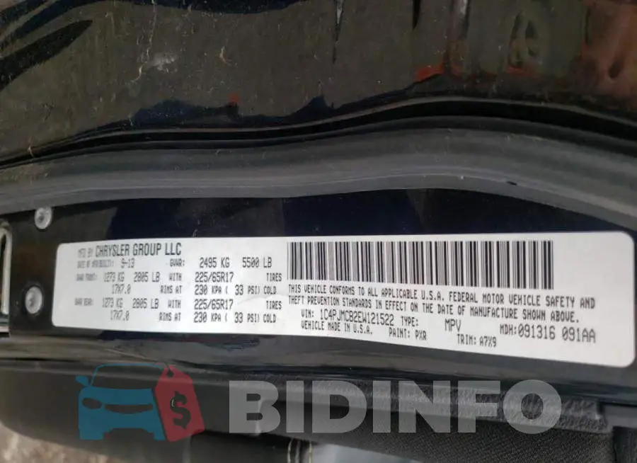 1C4PJMCB2EW121522 Photo# 10