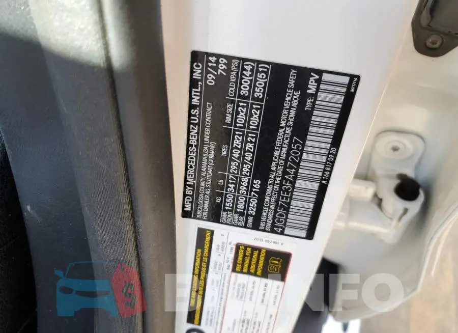 4JGDF7EE3FA472057 Photo# 13
