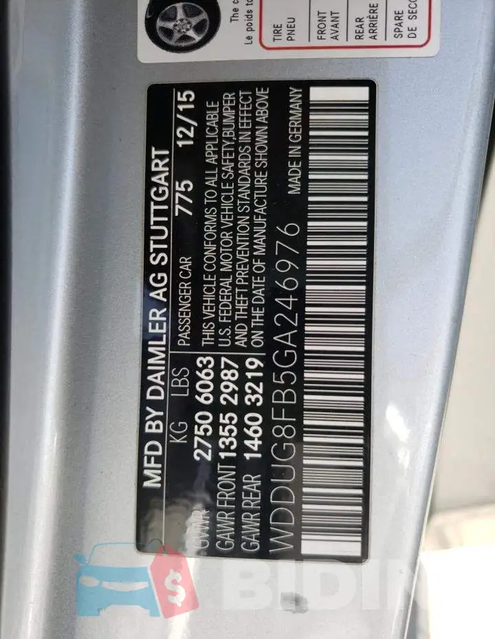 WDDUG8FB5GA246976 Photo# 12