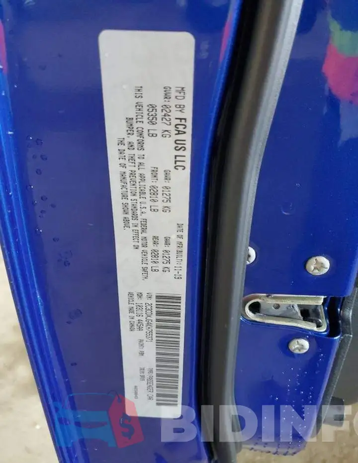 2C3CDXJG4KH755371 Photo# 12