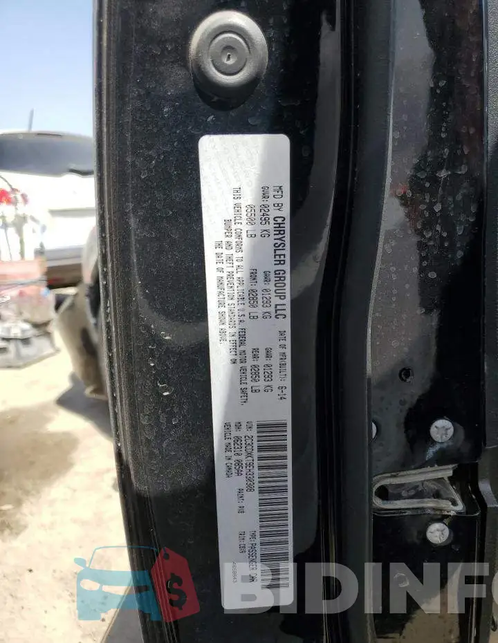 2C3CDXKT9EH330308 Photo# 12