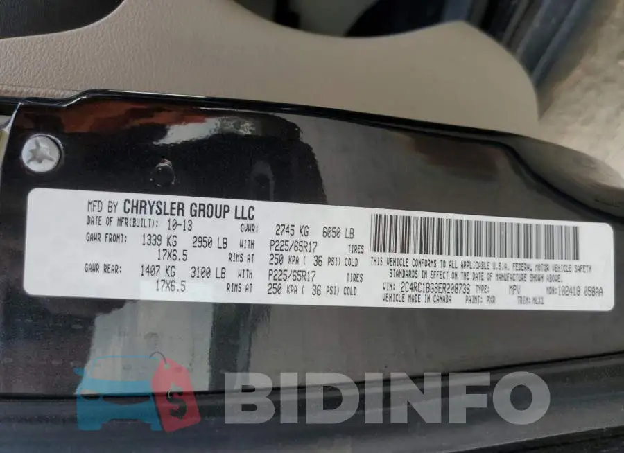 2C4RC1BG8ER208736 Photo# 13