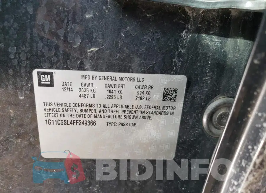 1G11C5SL4FF249366 Photo# 12