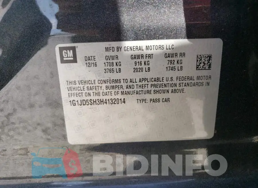 1G1JD5SH3H4132014 Photo# 12