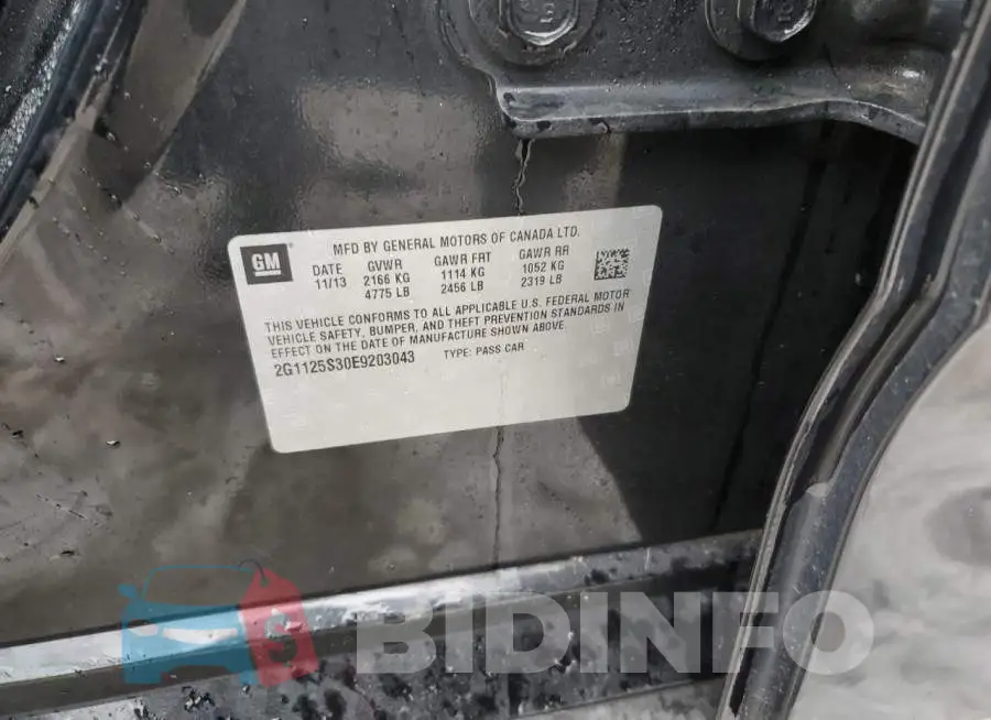 2G1125S30E9203043 Photo# 13