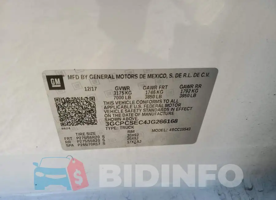 3GCPCSEC4JG266168 Photo# 12