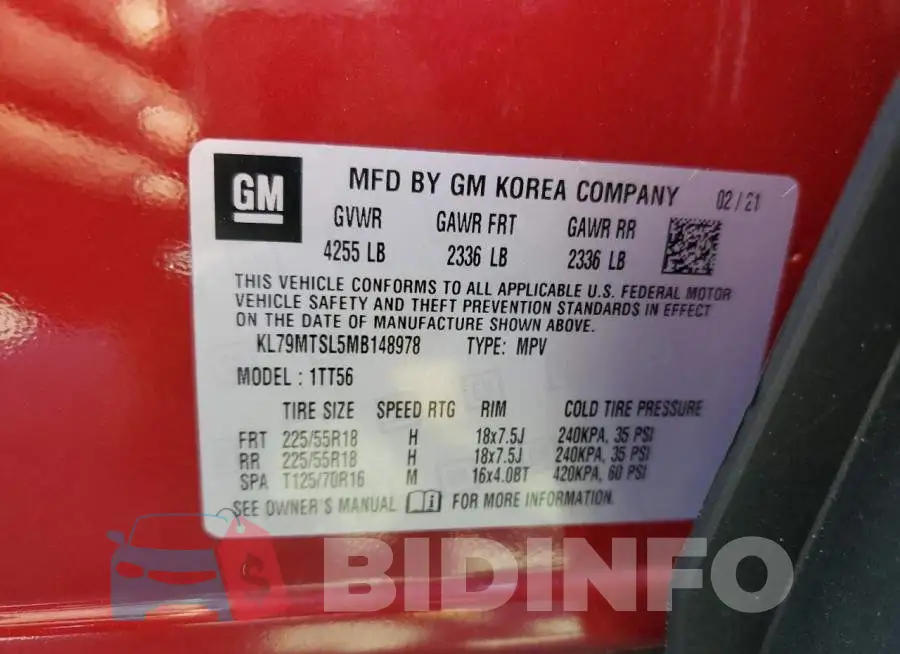 KL79MTSL5MB148978 Photo# 13