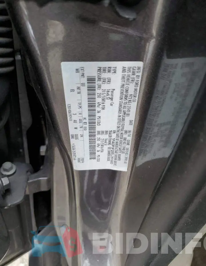 1FADP3F25EL351683 Photo# 12