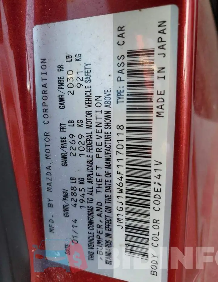 JM1GJ1W64F1170118 Photo# 12