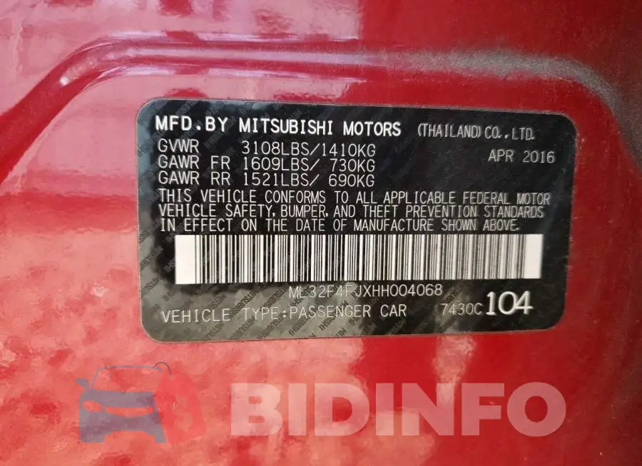 ML32F4FJXHH004068 Photo# 12