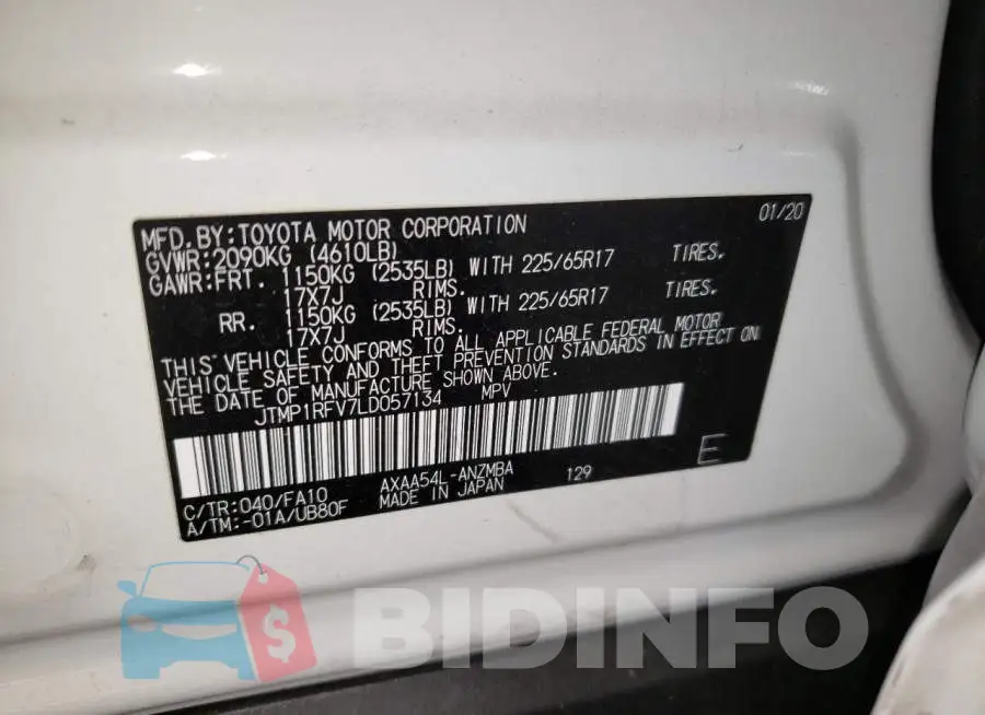 JTMP1RFV7LD057134 Photo# 12