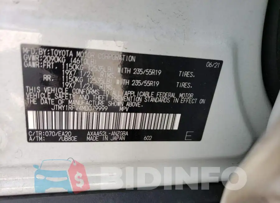 JTMY1RFV4MD079999 Photo# 14