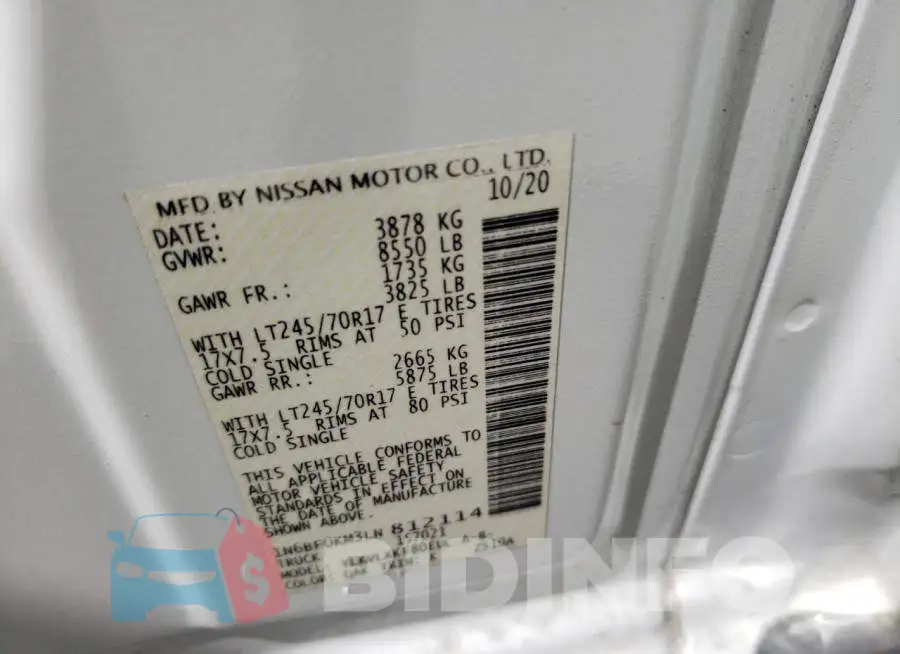 1N6BF0KM3LN812114 Photo# 14