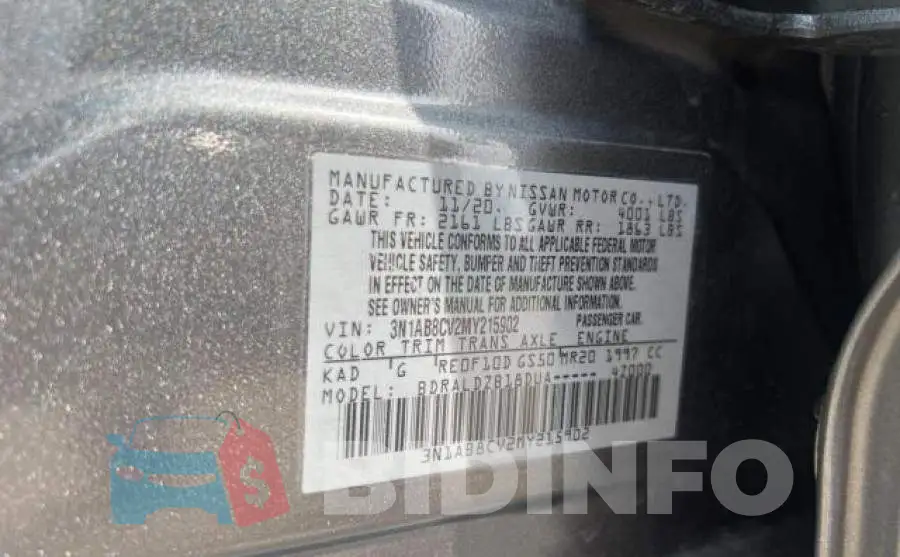 3N1AB8CV2MY215902 Photo# 10