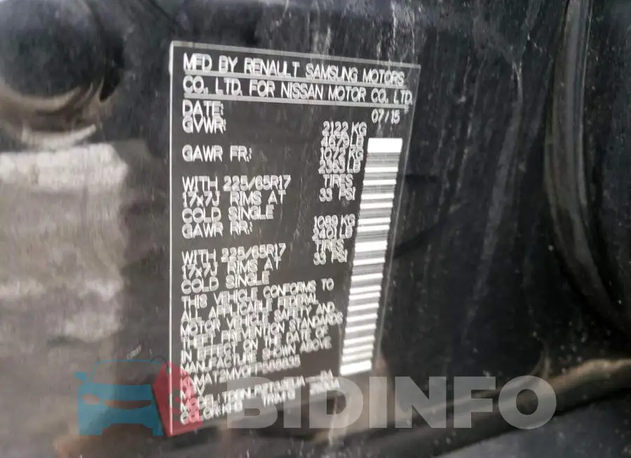 KNMAT2MV0FP588835 Photo# 14