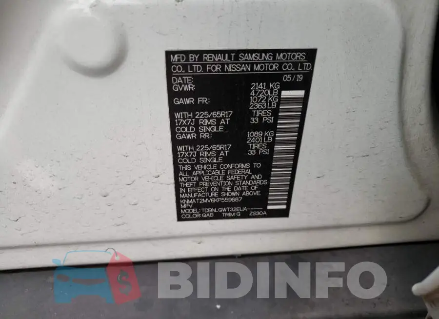 KNMAT2MV6KP559687 Photo# 13