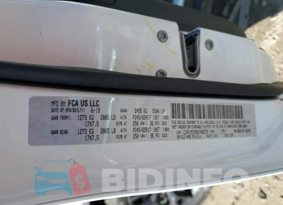 1C4PJMCX9KD485570 Photo# 13
