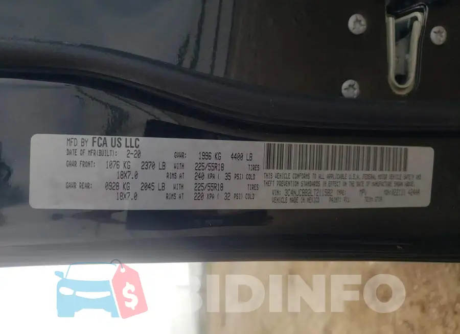 3C4NJCBB2LT211582 Photo# 13