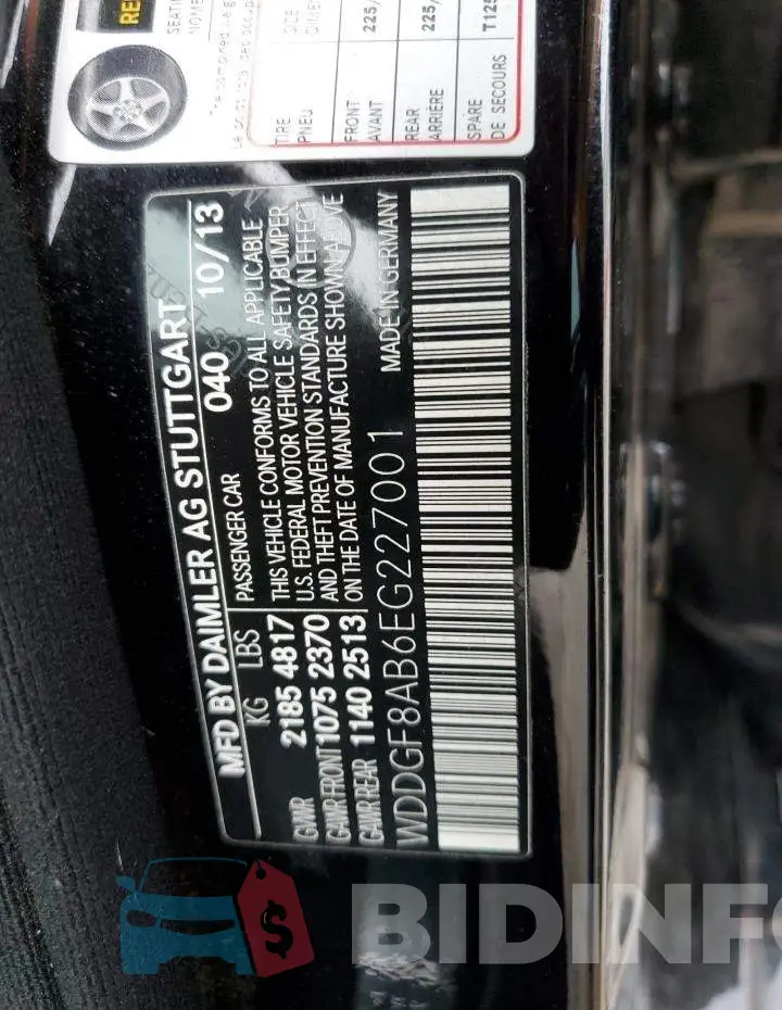 WDDGF8AB6EG227001 Photo# 12