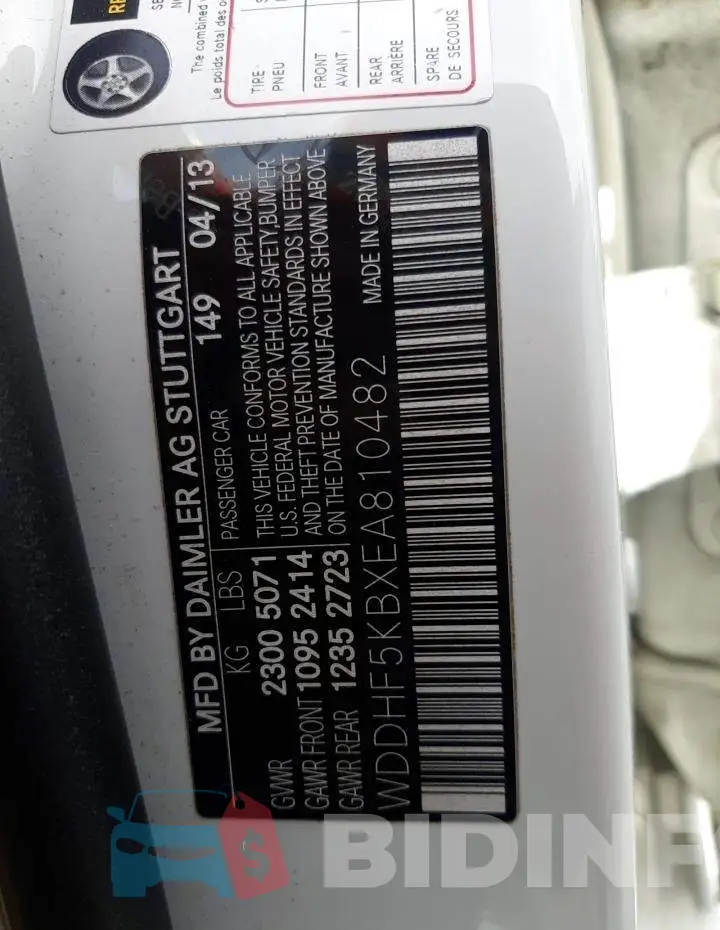 WDDHF5KBXEA810482 Photo# 12