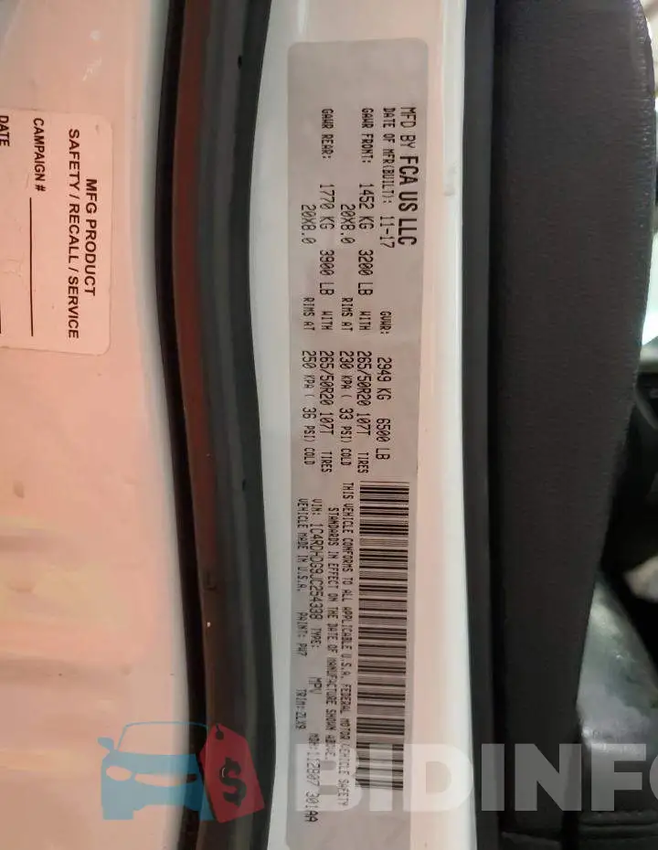 1C4RDHDG9JC254338 Photo# 13