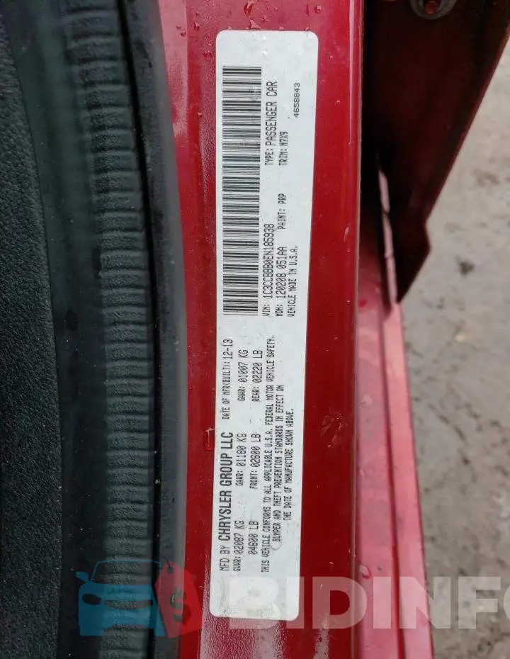1C3CCBBB0EN185938 Photo# 13