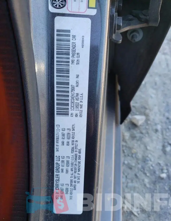 1C3CCBCGXEN179607 Photo# 12