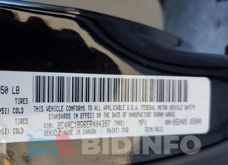 2C4RC1BG6ER404397 Photo# 13