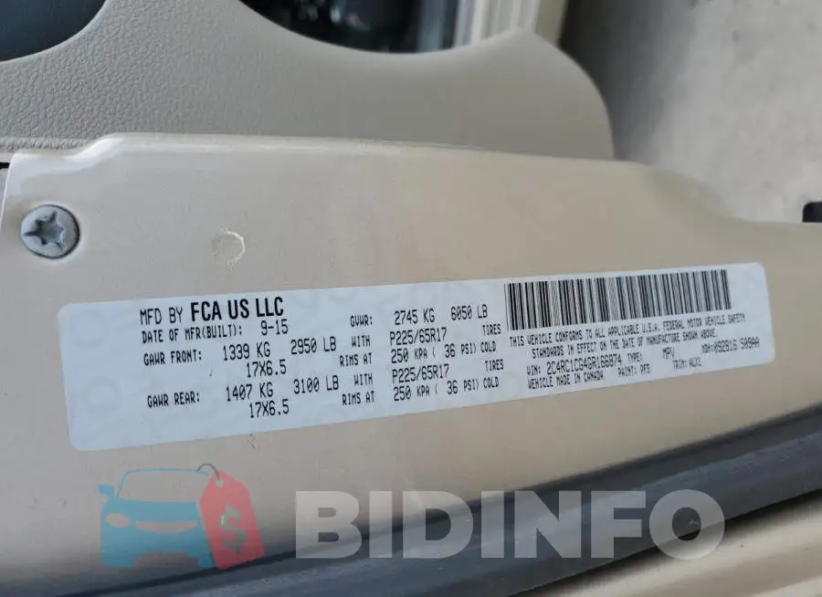2C4RC1CG4GR166874 Photo# 13